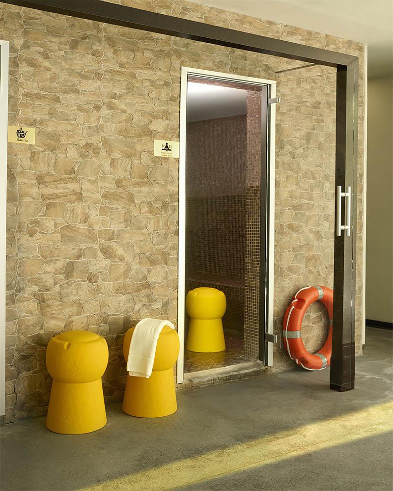 SLIDE tabouret bas pour l'extérieur CIN CIN