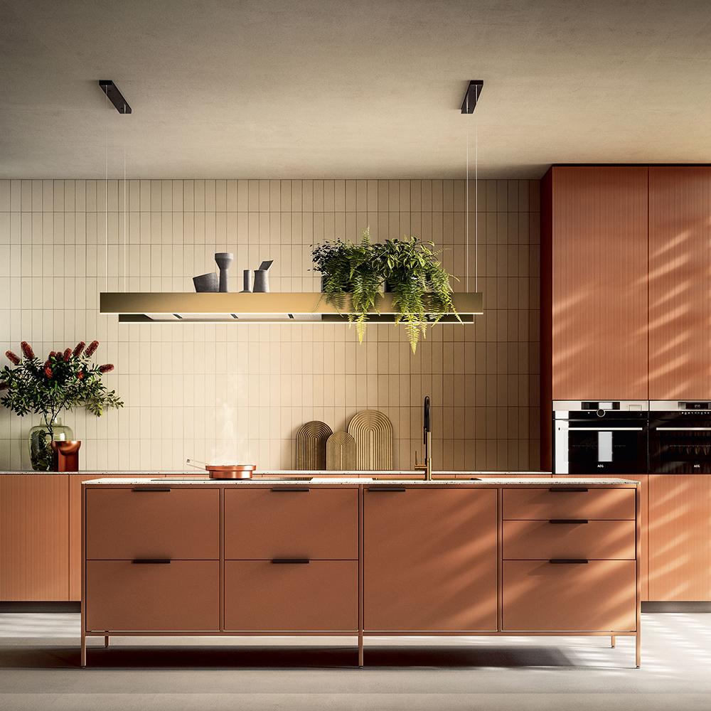 FALMEC hotte à suspension LIGHT BRONZE