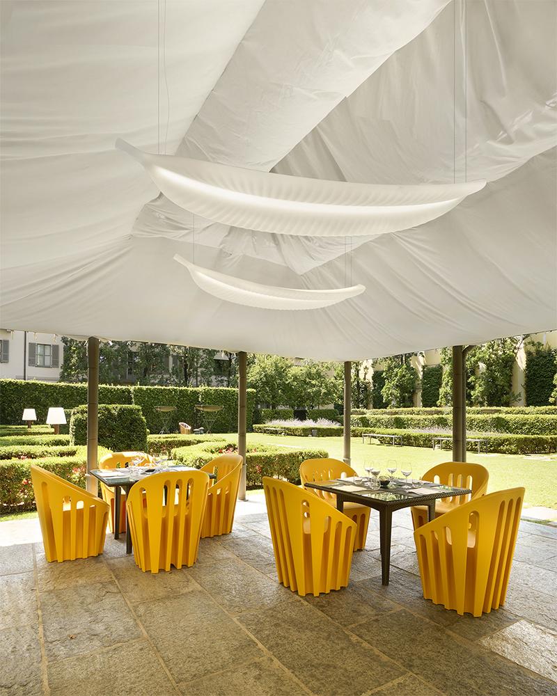 SLIDE outdoor suspension lamp BANANA LEAF Afrika Collection