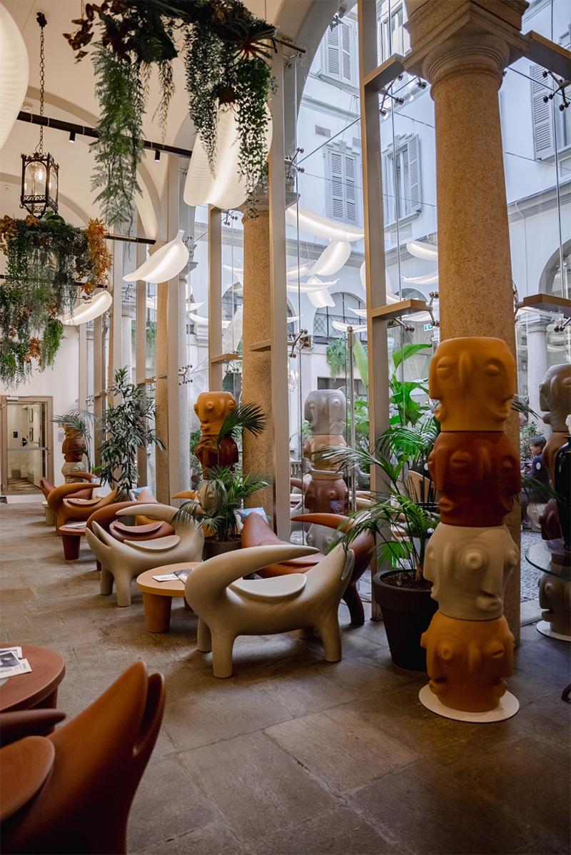 SLIDE lampe à suspension d'extérieur BANANA LEAF Afrika Collection