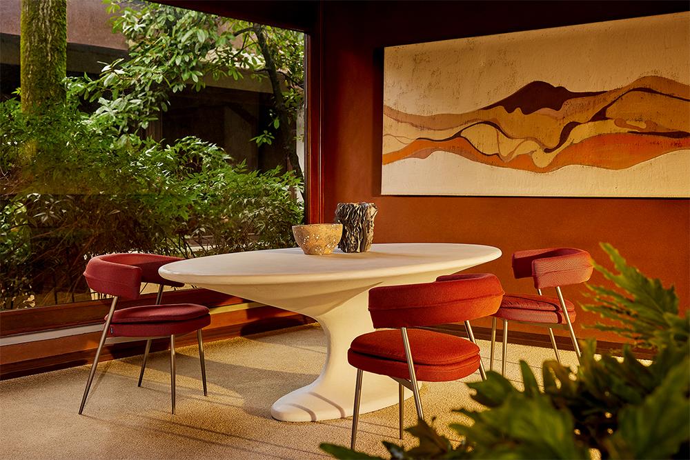 ZANOTTA table ovale FENICE 230 cm