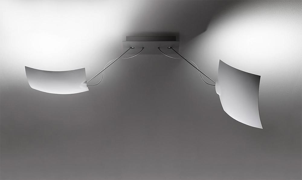 INGO MAURER wall or ceiling lamp 2x18x18