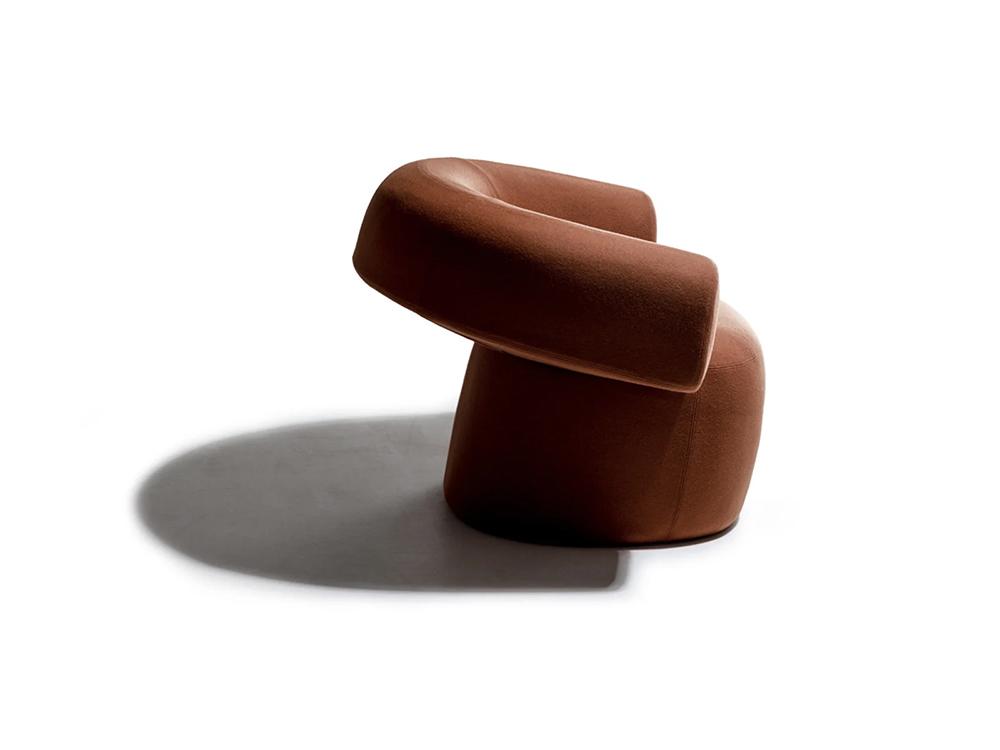 MOROSO swivel armchair RUFF