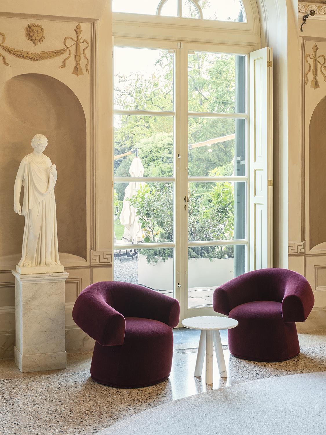 MOROSO swivel armchair RUFF