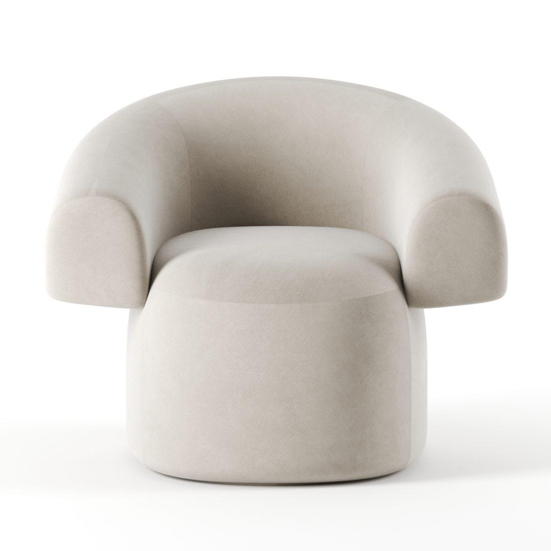 MOROSO large swivel armchair RUFF