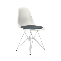 VITRA chaise avec coussin Eames Plastic Side Chair DSR NOUVELLES DIMENSIONS