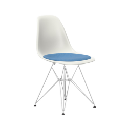 VITRA chaise avec coussin Eames Plastic Side Chair DSR NOUVELLES DIMENSIONS