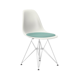 VITRA chaise avec coussin Eames Plastic Side Chair DSR NOUVELLES DIMENSIONS