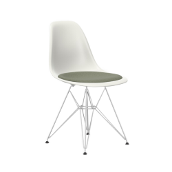 VITRA chaise avec coussin Eames Plastic Side Chair DSR NOUVELLES DIMENSIONS
