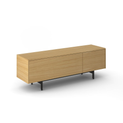 PUNT MOBLES buffet meuble MALMO 312 avec 2 portes avec la base H 17 cm