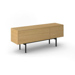 PUNT MOBLES buffet meuble MALMO 312 avec 2 portes avec la base H 29 cm