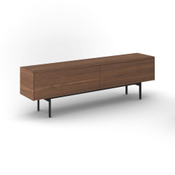 PUNT MOBLES buffet meuble MALMO 412 avec 2 portes avec la base H 29 cm