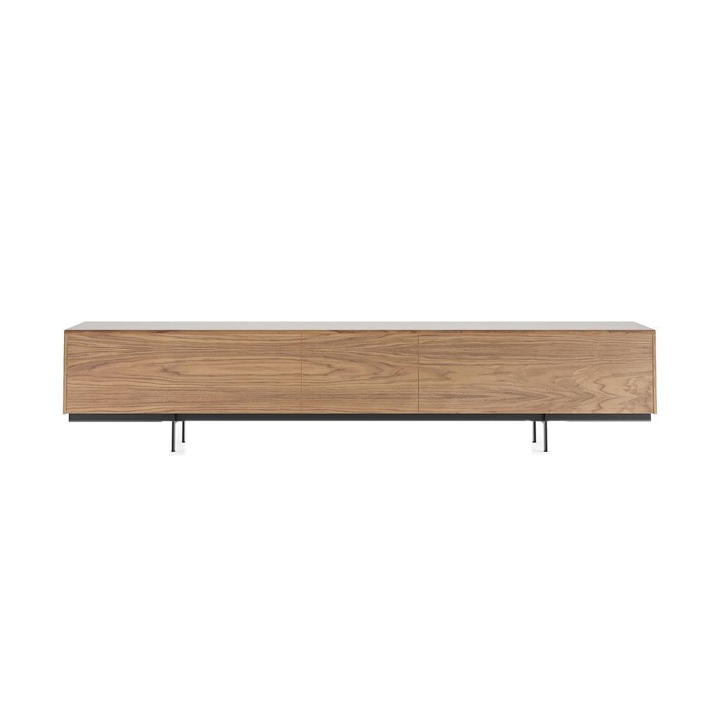 PUNT MOBLES buffet meuble MALMO 514 avec 3 portes avec la base H 17 cm