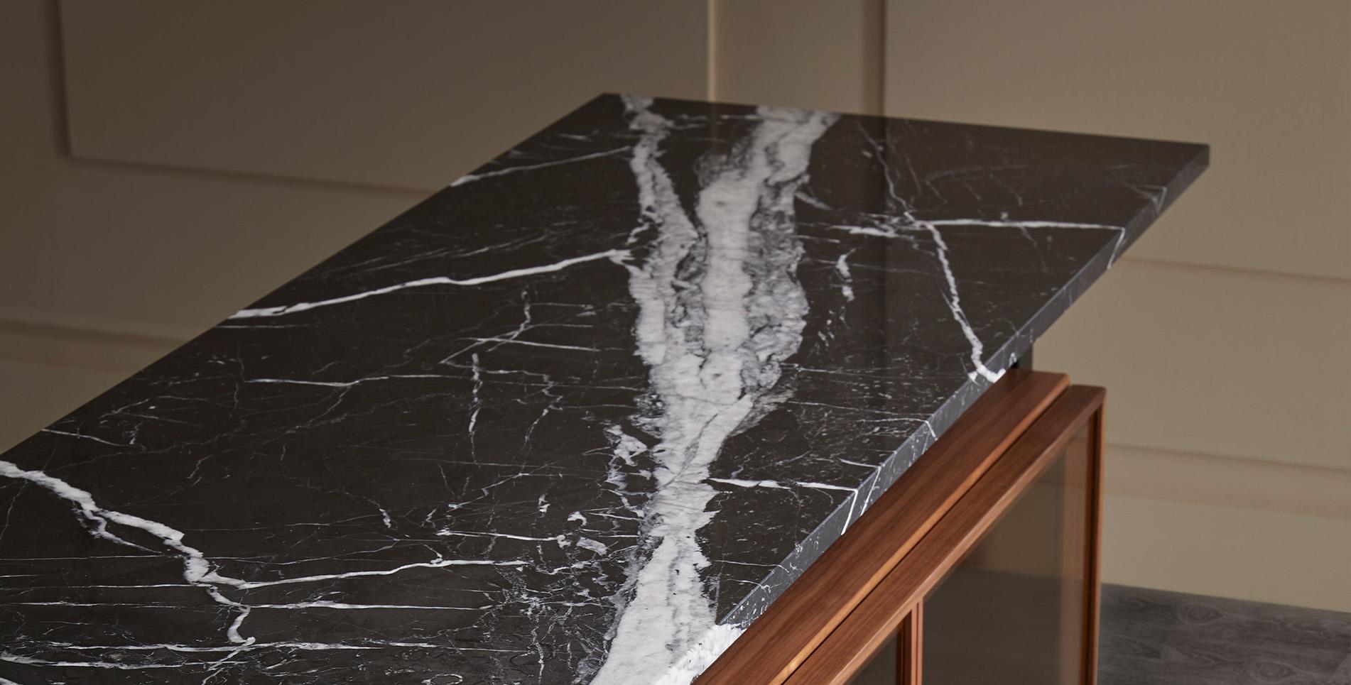 PUNT MOBLES buffet meuble CHICAGO avec 4 portes en verre