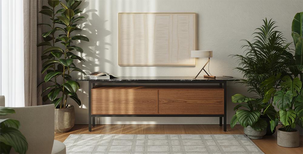 PUNT MOBLES buffet meuble CHICAGO avec 1 porte