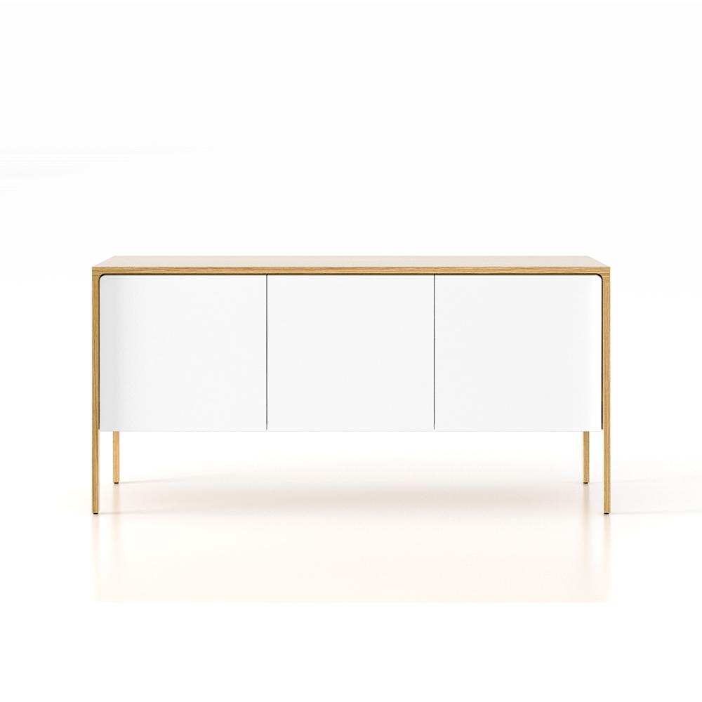 PUNT MOBLES buffet meuble TACTILE structure en chêne avec 3 portes