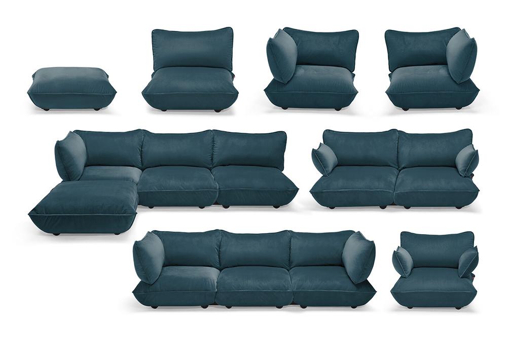 FATBOY sofa with 2 places SUMO SOFA MEDIUM VELVET