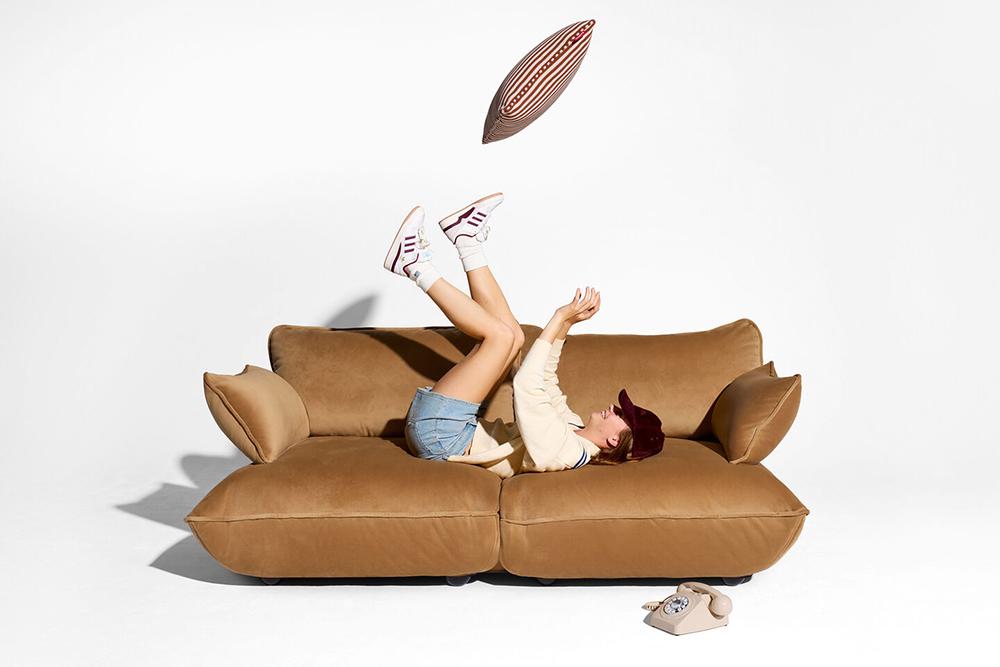 FATBOY sofa with 2 places SUMO SOFA MEDIUM VELVET