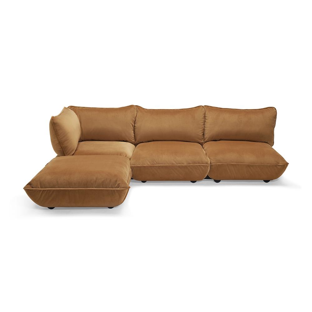 FATBOY sofa with 3 places SUMO CORNER SOFA VELVET