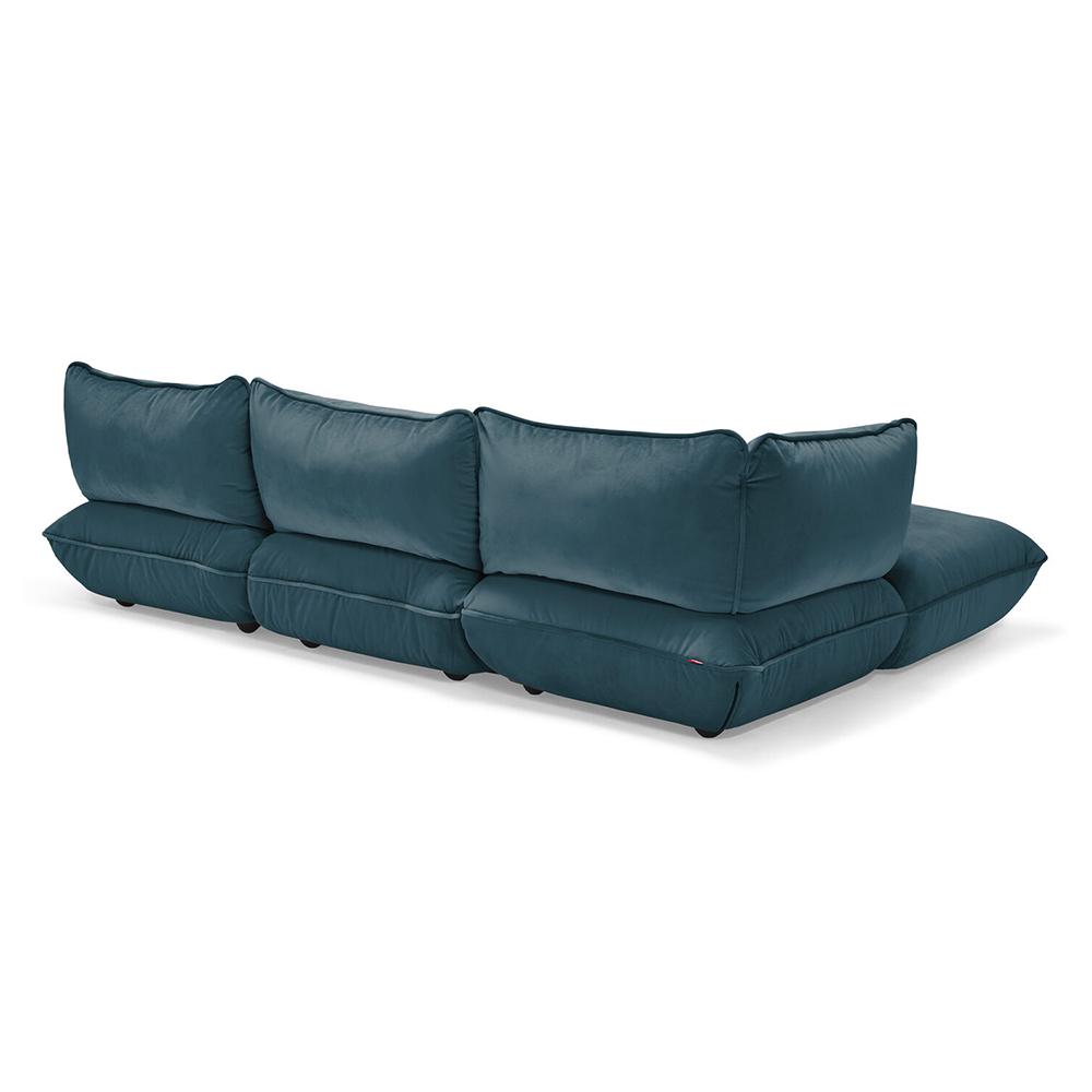 FATBOY sofa with 3 places SUMO CORNER SOFA VELVET
