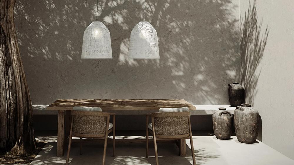 KARMAN lampe à suspension pour l'extérieur BLACK OUT Ø 50 cm