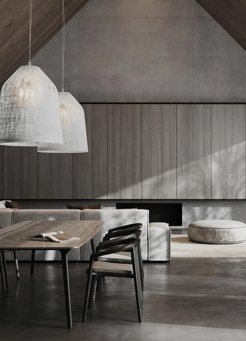 KARMAN lampe à suspension pour l'extérieur BLACK OUT Ø 50 cm