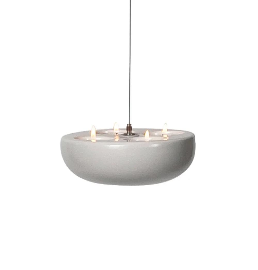 KARMAN bougeoir pour lampe à suspension BLACK OUT Ø 50 cm BLANC