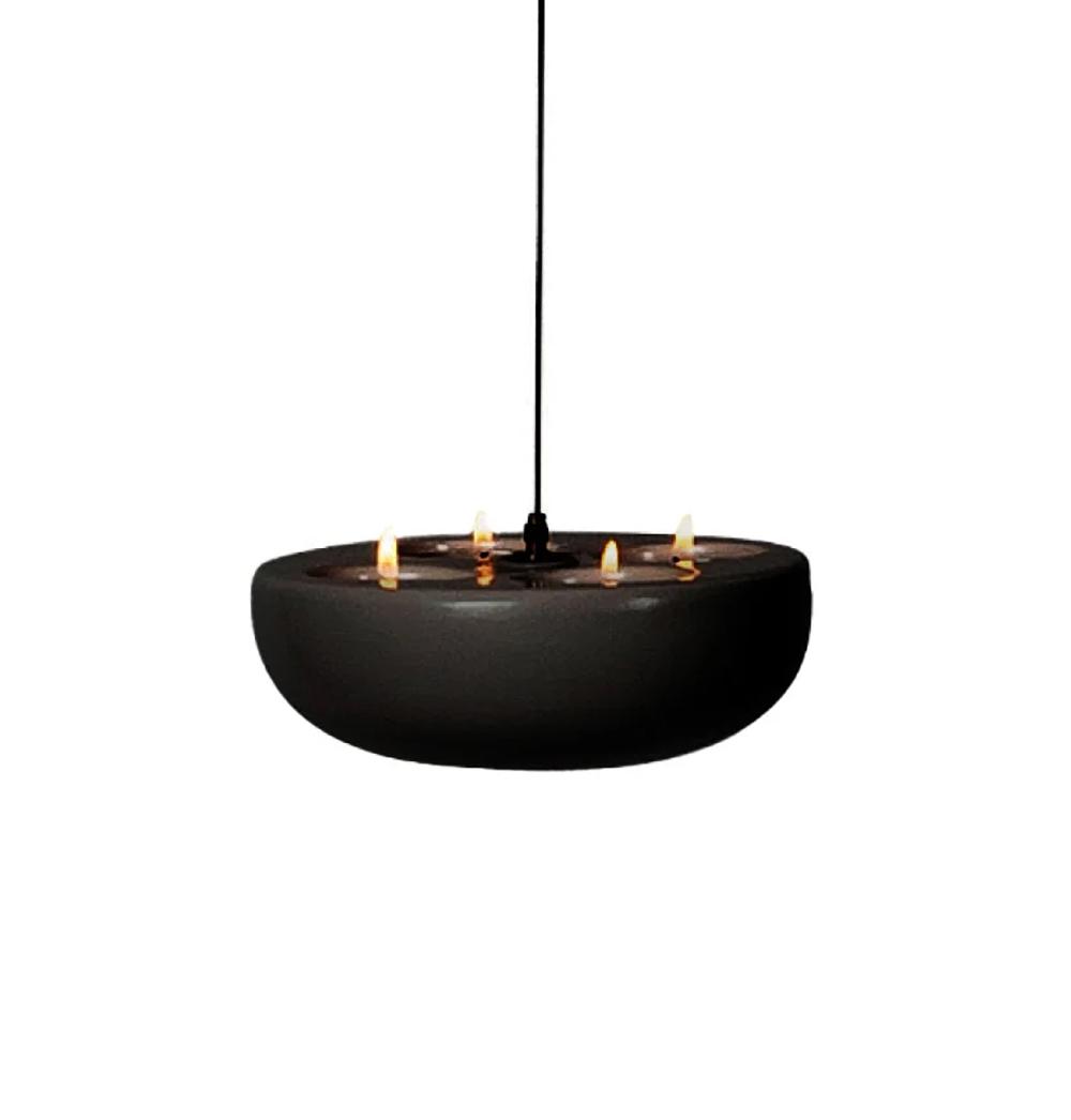 KARMAN bougeoir pour lampe à suspension BLACK OUT Ø 50 cm NOIR