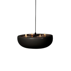 KARMAN bougeoir pour lampe à suspension BLACK OUT Ø 50 cm NOIR