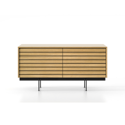 PUNT MOBLES buffet meuble SUSSEX 201 avec 2 portes avec la base H 17 cm