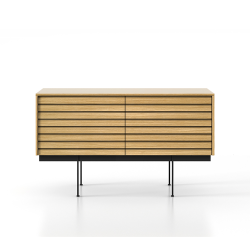 PUNT MOBLES buffet meuble SUSSEX 201 avec 2 portes avec la base H 29 cm