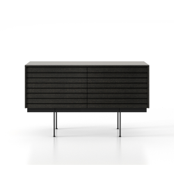 PUNT MOBLES buffet meuble SUSSEX 201 avec 2 portes avec la base H 29 cm