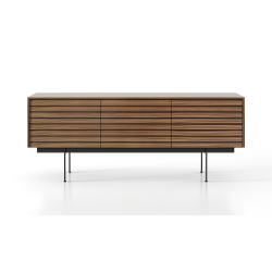 PUNT MOBLES buffet meuble SUSSEX 301 avec 3 portes avec la base H 29 cm