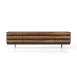 PUNT MOBLES buffet meuble SUSSEX 401 avec 4 portes avec la base H 17 cm