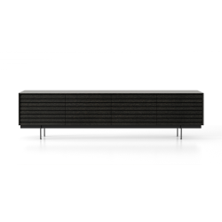 PUNT MOBLES buffet meuble SUSSEX 401 avec 4 portes avec la base H 17 cm