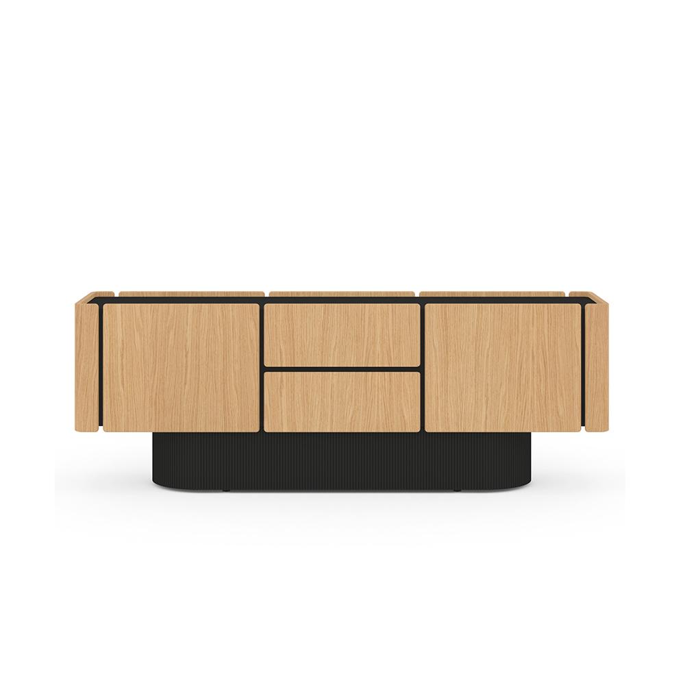 PUNT MOBLES sideboard furniture DUNE with 4 doors and 2 drawers