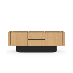 PUNT MOBLES buffet meuble DUNE avec 4 portes et 2 tiroirs