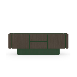 PUNT MOBLES buffet meuble DUNE avec 4 portes et 2 tiroirs