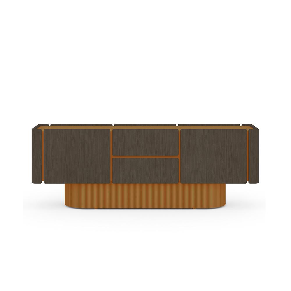 PUNT MOBLES buffet meuble DUNE avec 4 portes et 2 tiroirs