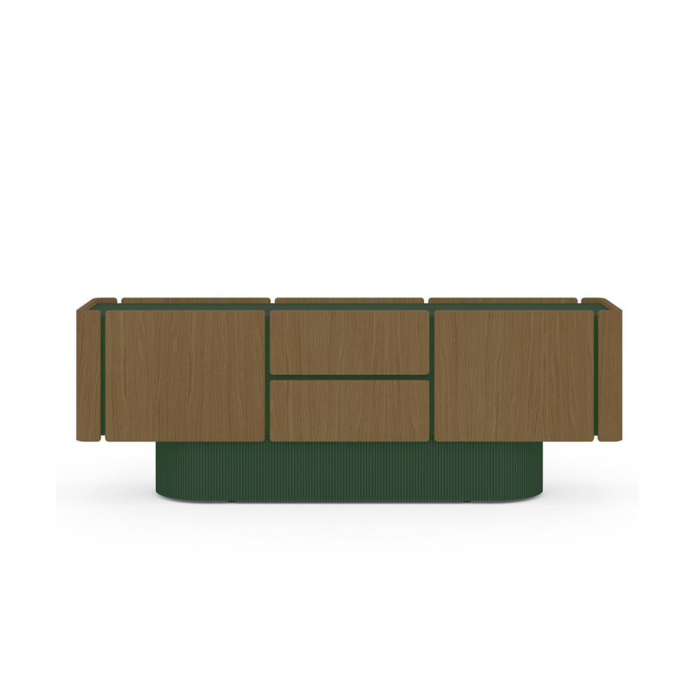 PUNT MOBLES buffet meuble DUNE avec 4 portes et 2 tiroirs