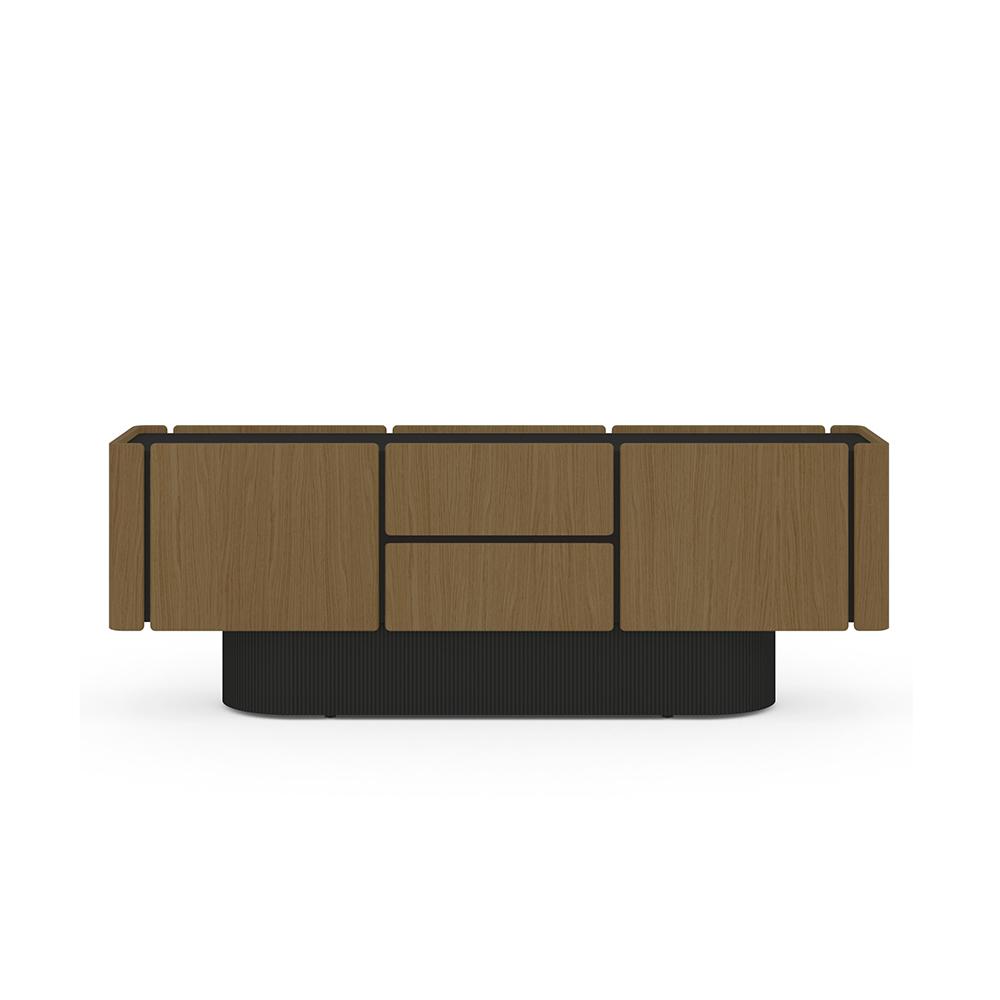 PUNT MOBLES buffet meuble DUNE avec 4 portes et 2 tiroirs