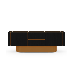 PUNT MOBLES buffet meuble DUNE avec 4 portes et 2 tiroirs