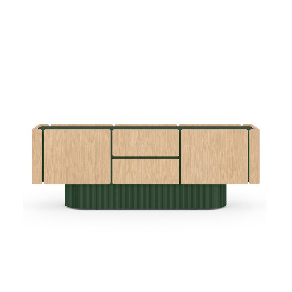 PUNT MOBLES sideboard furniture DUNE with 4 doors and 2 drawers