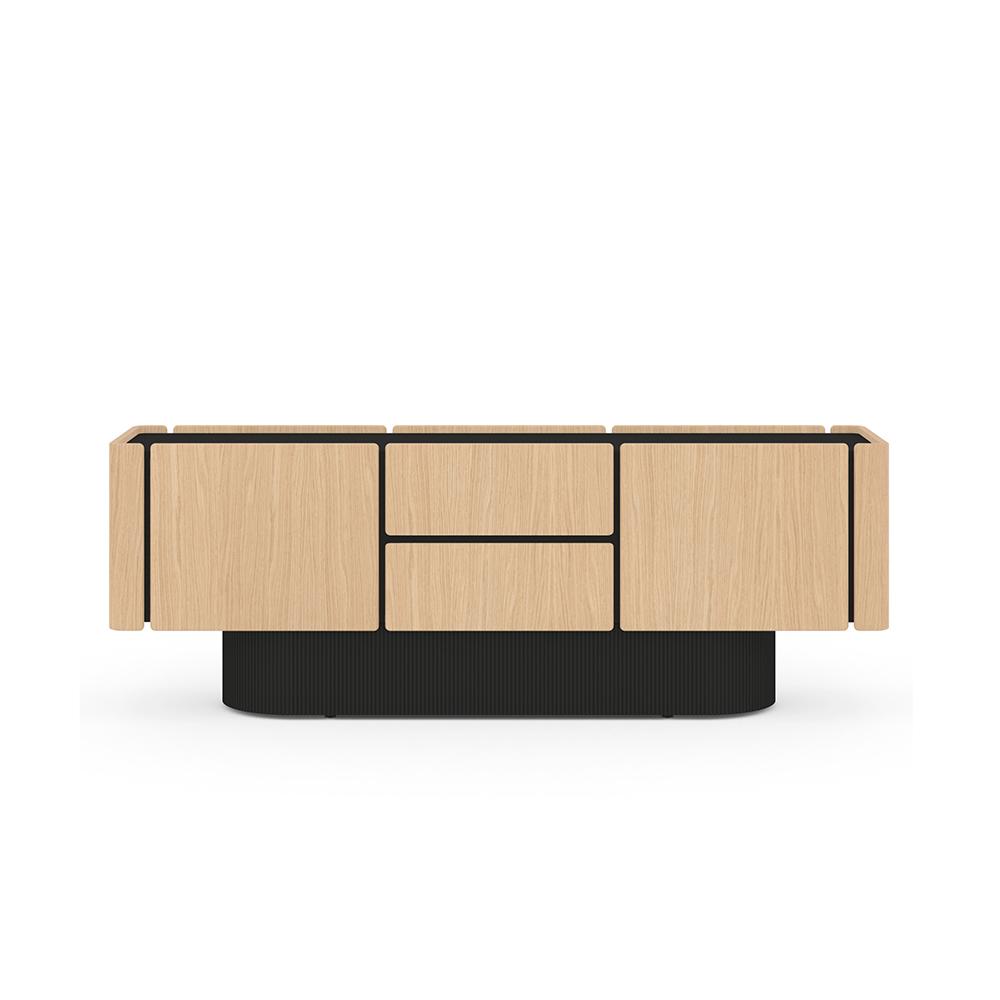 PUNT MOBLES buffet meuble DUNE avec 4 portes et 2 tiroirs