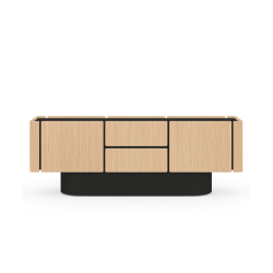 PUNT MOBLES buffet meuble DUNE avec 4 portes et 2 tiroirs