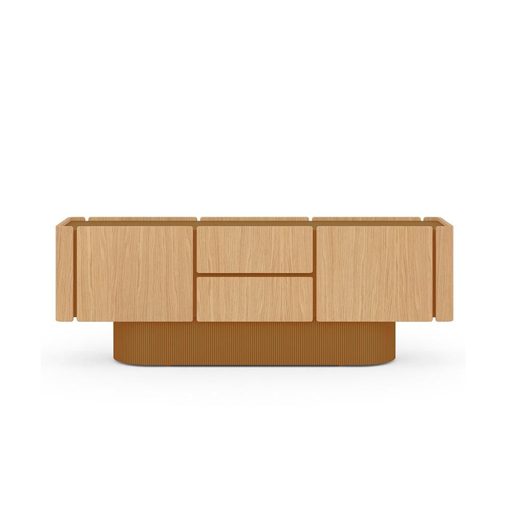 PUNT MOBLES buffet meuble DUNE avec 4 portes et 2 tiroirs