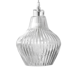 KARMAN lampe à suspension CERAUNAVOLTA forme "L"