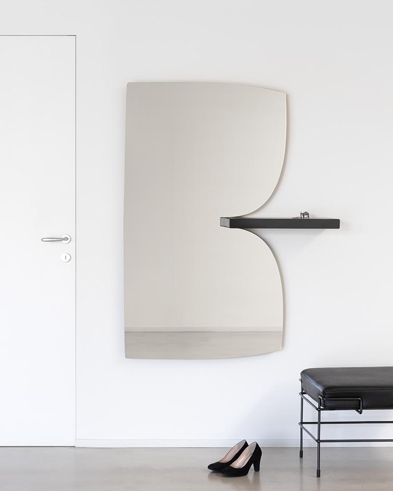 MAGIS miroir mural MORPHED MIRROR avec étagère