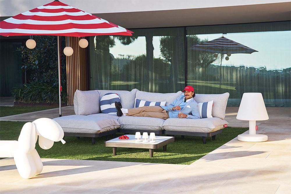 FATBOY outdoor sofa with 3 places PALETTI SET LARGE