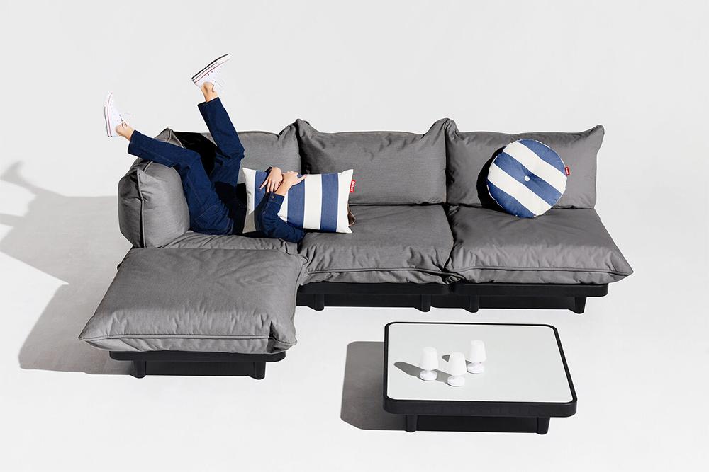 FATBOY outdoor sofa with 3 places PALETTI SET LARGE